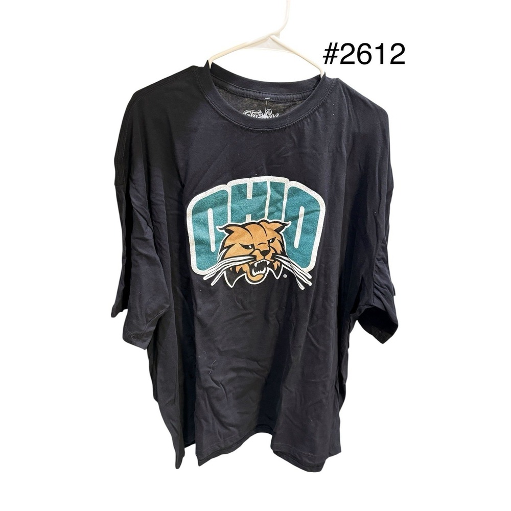 Ohio Bobcats Men's 3XL T-shirt - NCAA - NWOT - Black